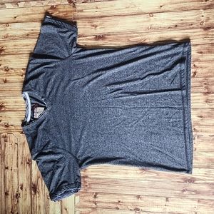Hudson Barrow NYC grey v-neck T-shirt